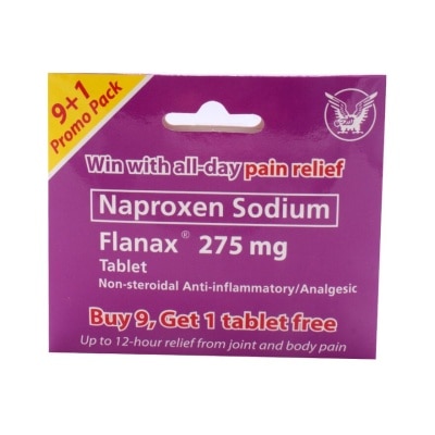 FLANAX Naproxen sodium 275mg Tablet