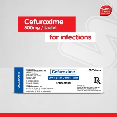 WATSONS GENERICS Cefuroxime 500mg 1 Tablet [PRESCRIPTION REQUIRED]