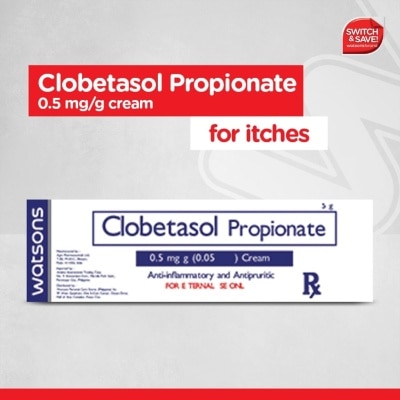 WATSONS GENERICS - WATSONS GENERICS Clobetasol Propionate 0.05% Cream x 5g  [PRESCRIPTION REQUIRED] image