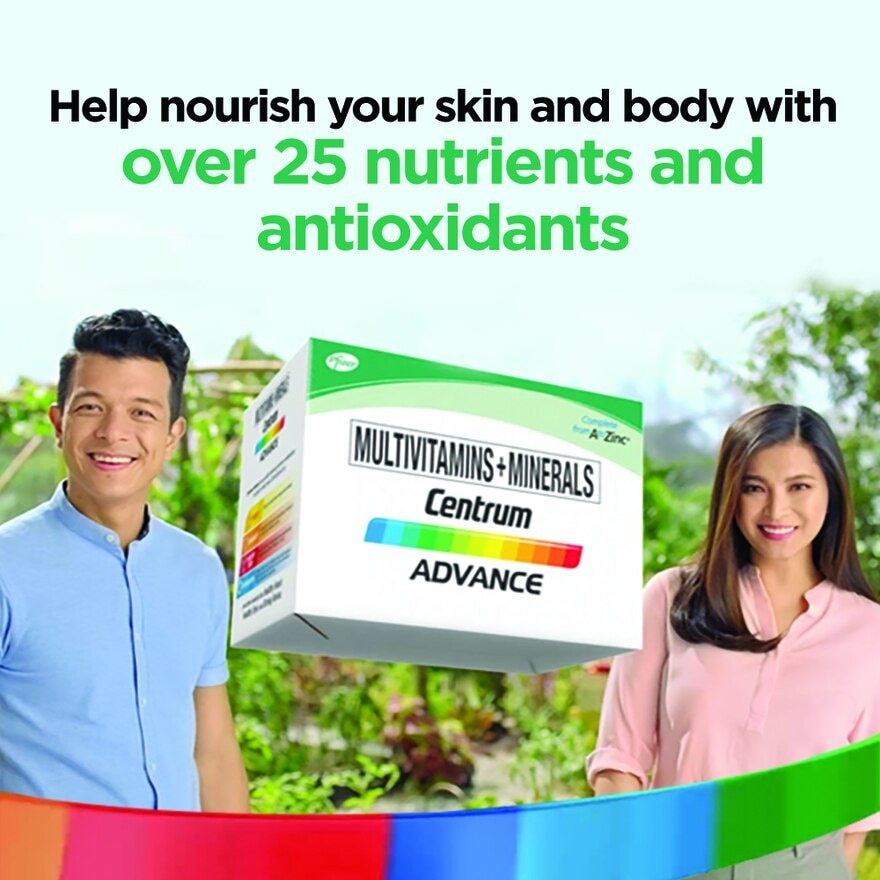 Centrum Advance Multivitamins + Minerals 30 Tablets Bottle