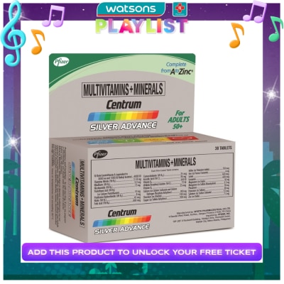 CENTRUM Silver Advance Multivitamins 30 Tablets