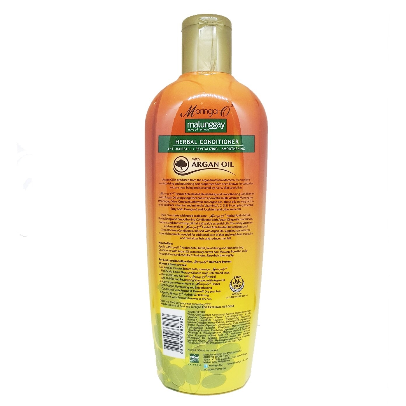 Moringa-O2 Herbal Anti-Hairfall Conditioner with Argan Oil 350ml