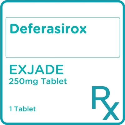 EXJADE Deferasirox 250mg 1 Tablet [Prescription Required]