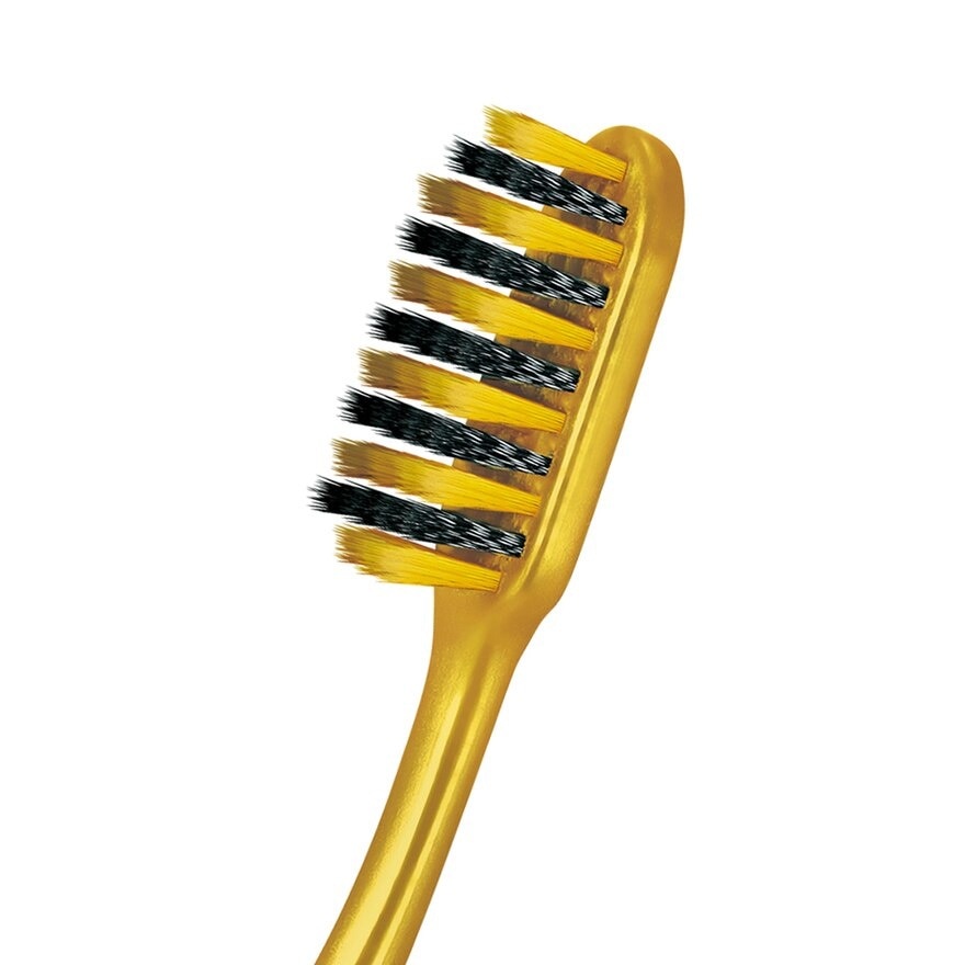 Slimsoft Charcoal Gold Toothbrush  2+1 set