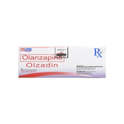 OLZADIN Olanzapine 5mg 1 Tablet [PRESCRIPTION REQUIRED]