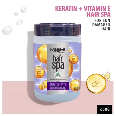 HAIR TREATS - Hair Spa Keratin Vitamin E 650g