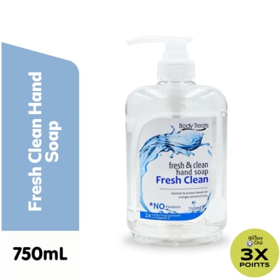 BODY TREATS Antibacterial Hand Soap 750ml