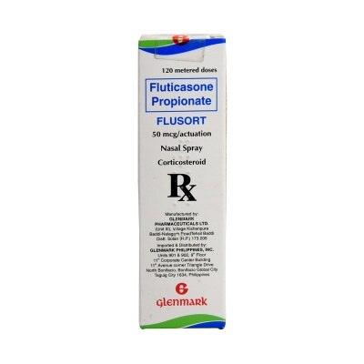 FLUSORT, Fluticasone Propionate 50mcg Nasal Spray 120 Actuations ...