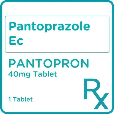 PANTOPRON PANTOPRON Pantoprazole Ec 40 mg Sold Per Piece [Prescription Required]