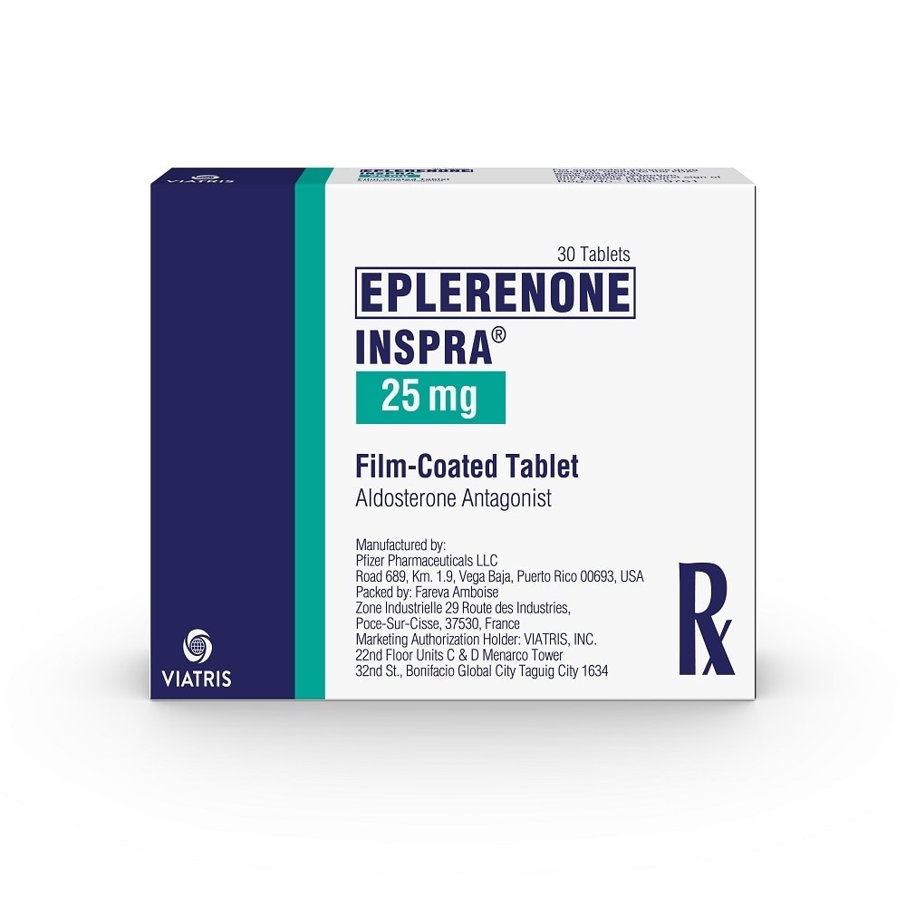 Eplererone 25mg 1 Film-Coated Tablet [PRESCRIPTION REQUIRED]