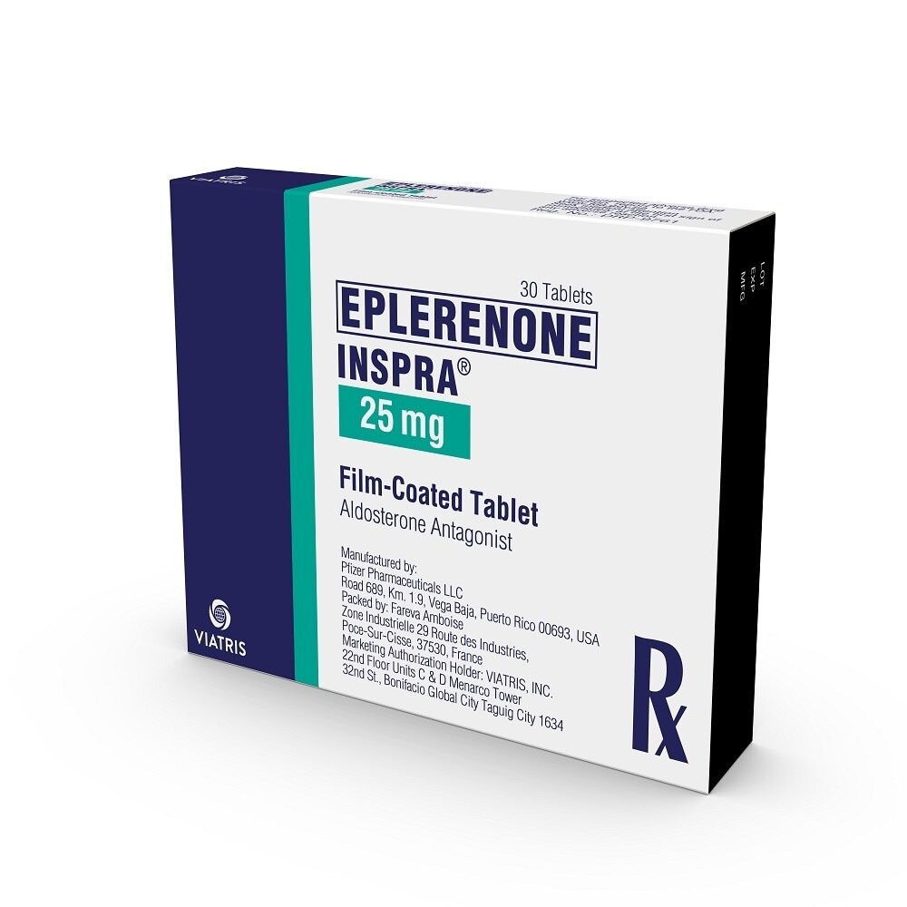 Eplererone 25mg 1 Film-Coated Tablet [PRESCRIPTION REQUIRED]