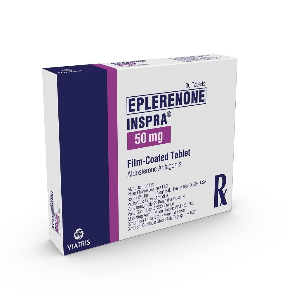 Eplererone 50mg 1 Film-Coated Tablet [PRESCRIPTION REQUIRED]