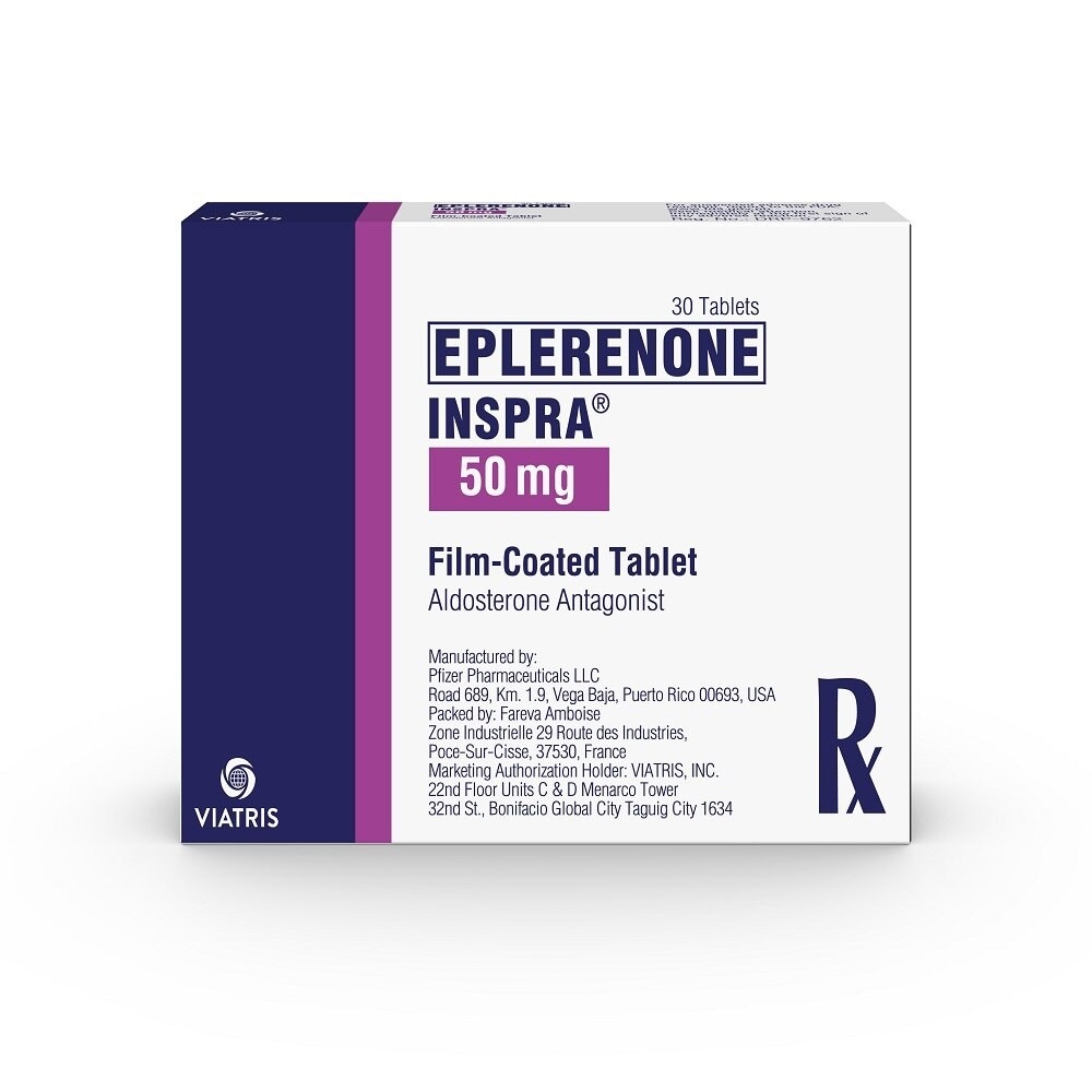 Eplererone 50mg 1 Film-Coated Tablet [PRESCRIPTION REQUIRED]