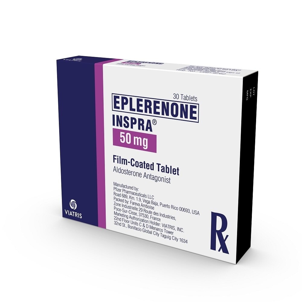 Eplererone 50mg 1 Film-Coated Tablet [PRESCRIPTION REQUIRED]