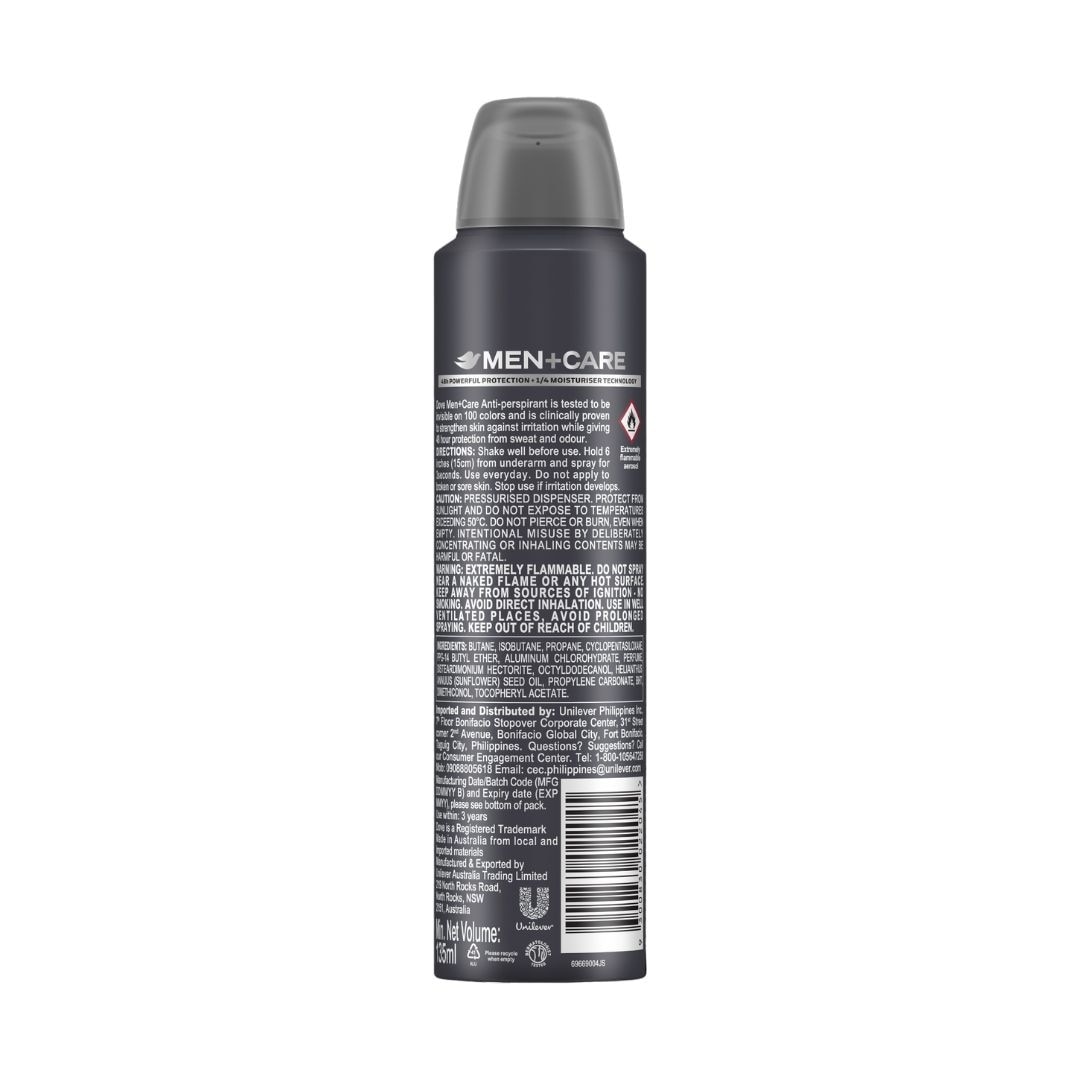 Men Deodorant Spray Invisible Dry 150ML