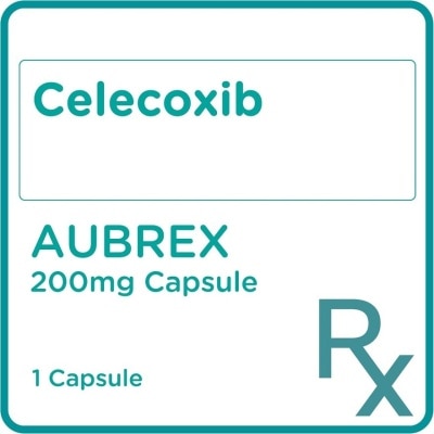 AUBREX Celecoxib 200 mg  1 Capsule [Prescription Required]