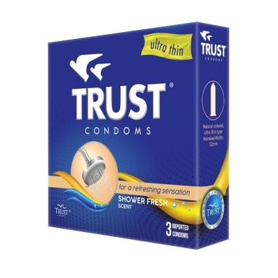 TRUST Ultra Thin Shower Fresh Scent 3s