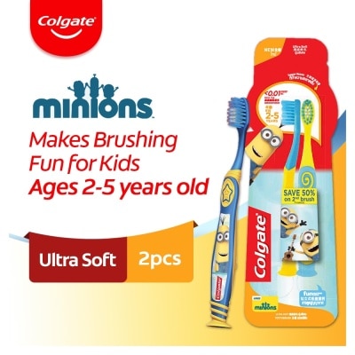 COLGATE Tooth Brush Junior Minions Pack Of 2