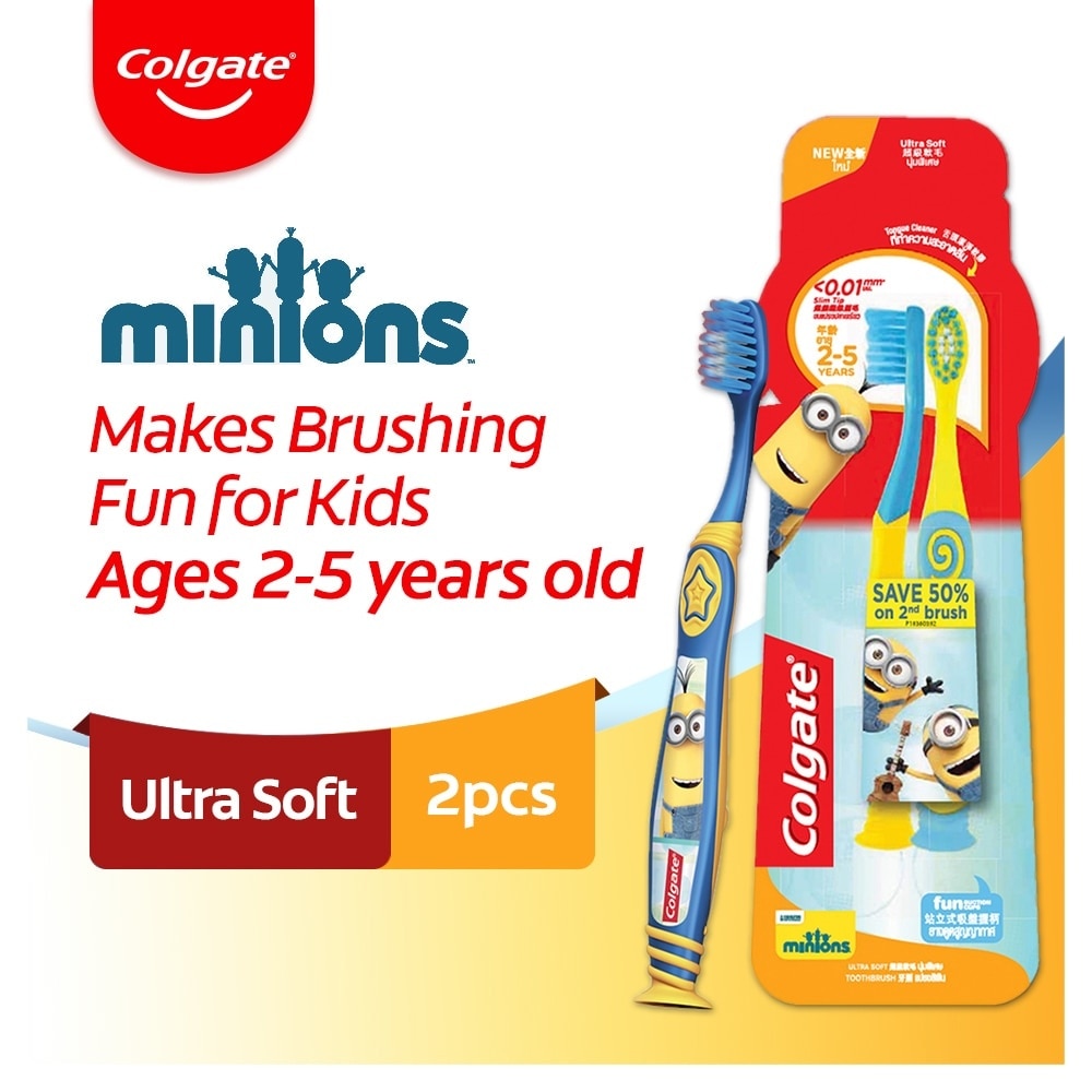 Tooth Brush Junior Minions Pack Of 2