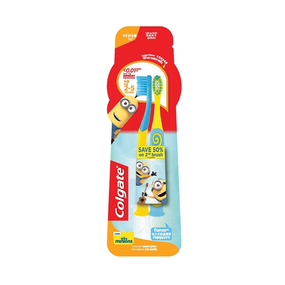 Tooth Brush Junior Minions Pack Of 2