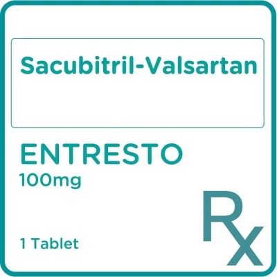 ENTRESTO Sacubitril Valsartan 100mg 1 Tablet [Prescription Required]