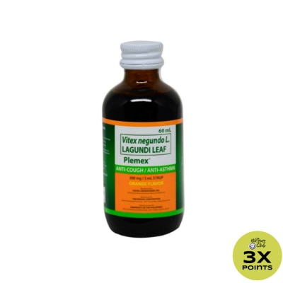 PLEMEX Vitex negundo 300mg/5mL Syrup 60mL
