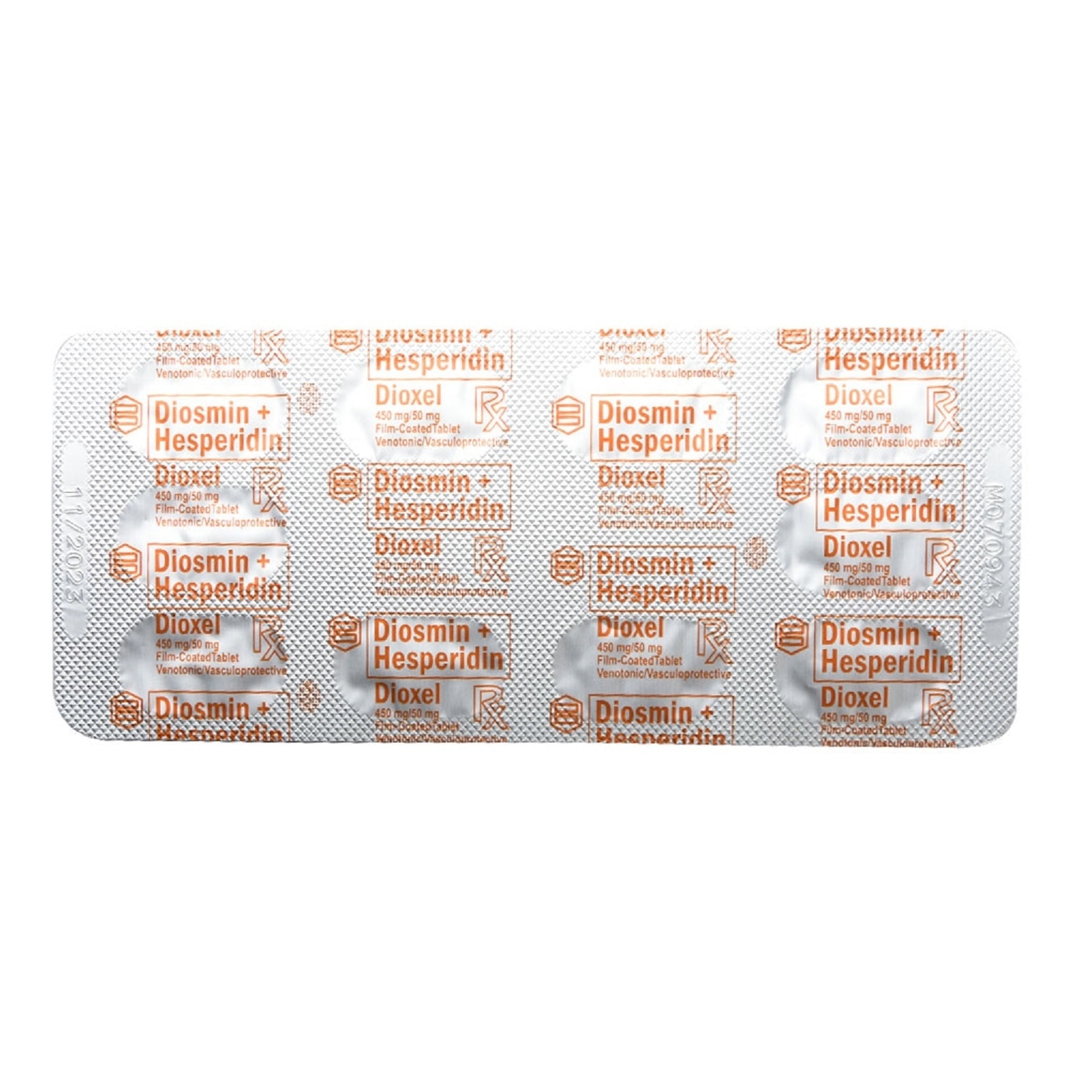 Diosmin Hesperidin 450mg/50mg 1 Film-coated Tablet [PRESCRIPTION REQUIRED]