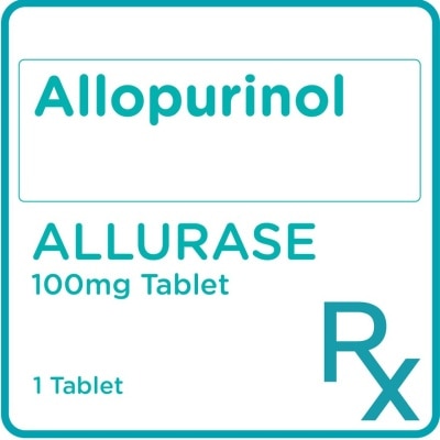 ALLURASE Allopurinol 100mg 1 Tablet [PRESCRIPTION REQUIRED]