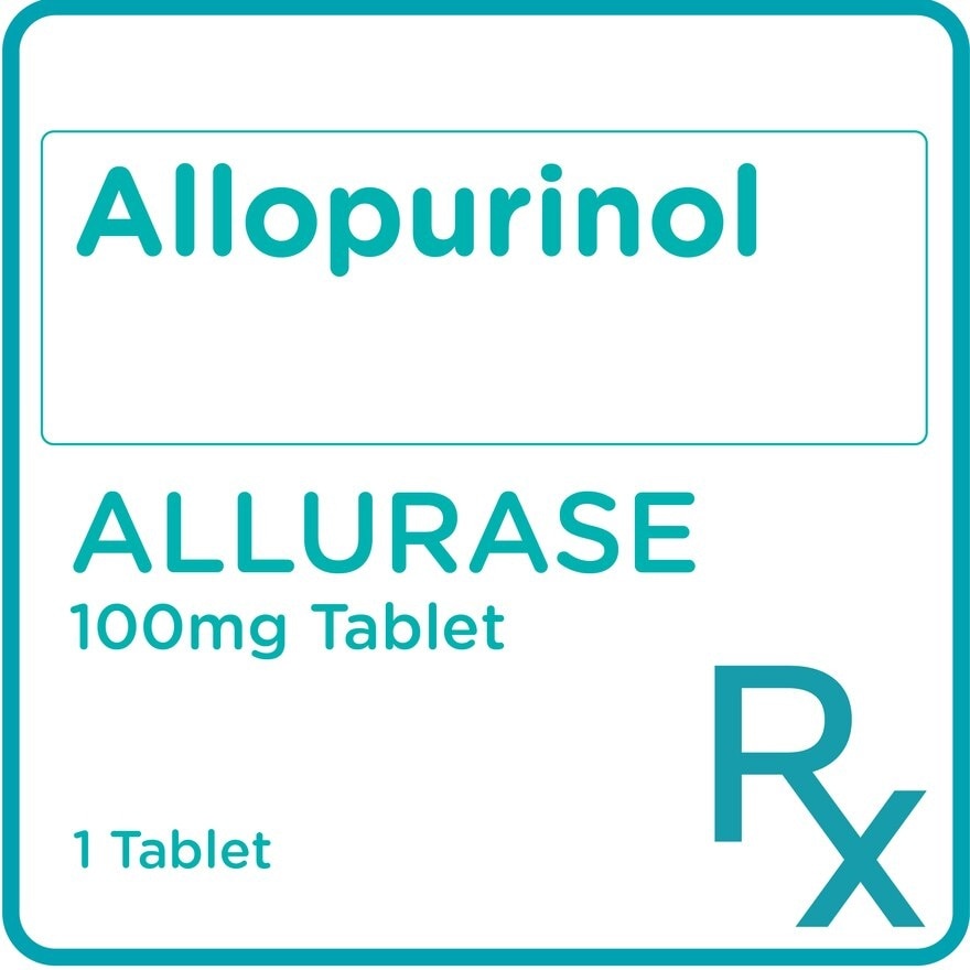 Allopurinol 100mg 1 Tablet [PRESCRIPTION REQUIRED]