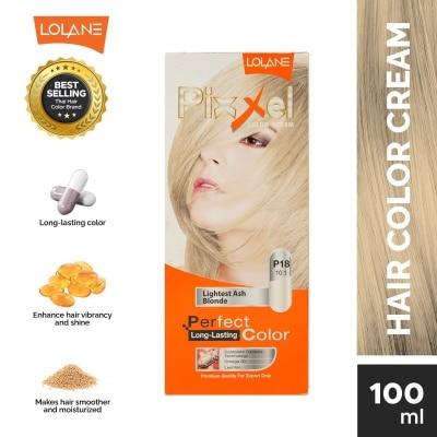 LOLANE Pixxel Color Cream P18 Lightest Ash Blonde 10.1