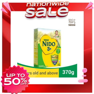 NIDO 3+ Powdered Milk Drink for Pre-Schoolers Above 3 Years Old 370g