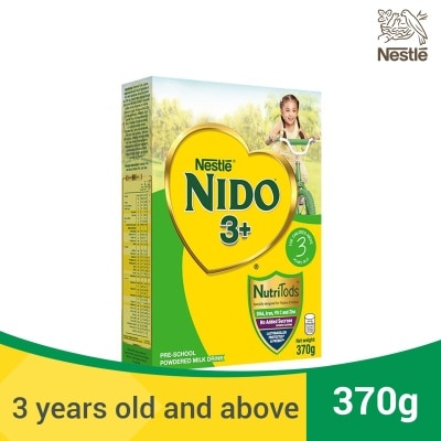 NIDO 3+ Powdered Milk Drink for Pre-Schoolers Above 3 Years Old 370g