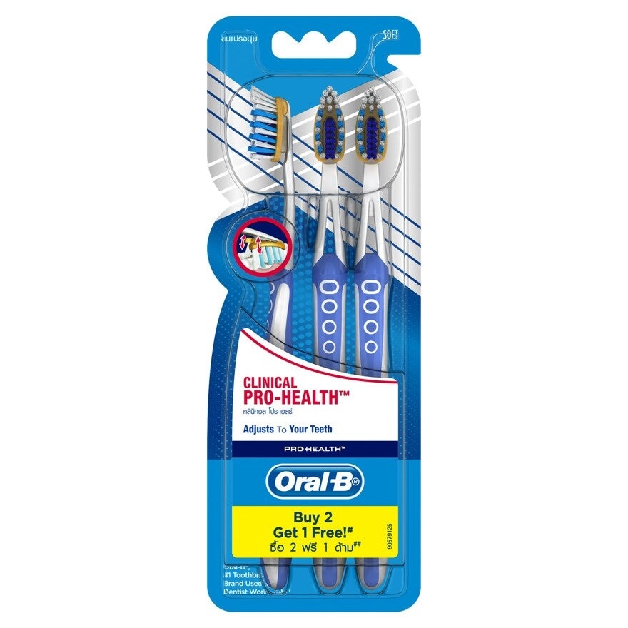 Clinical Pro-Health Soft Toothbrush 3s