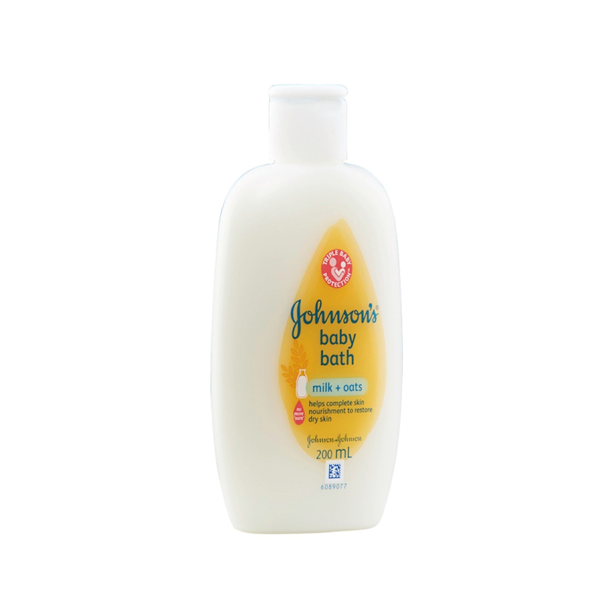 Johnson's Milk + Oats Baby Bath 200ml - Baby Essentials, Baby Care, Baby Wash Body Wash For Baby