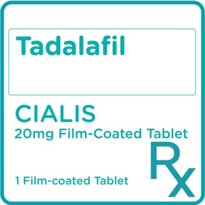 CIALIS Tadalafil 20mg 1 Film-coated Tablet [PRESCRIPTION REQUIRED]