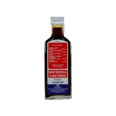 CASTORIA Senna Leaves Extract Sodium Potassium Tartrate Syrup 30mL