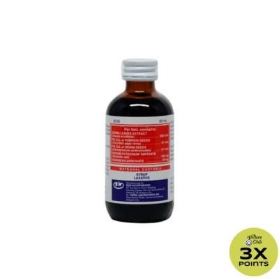 CASTORIA Senna Leaves Extract Sodium Potassium Tartrate Syrup 60mL