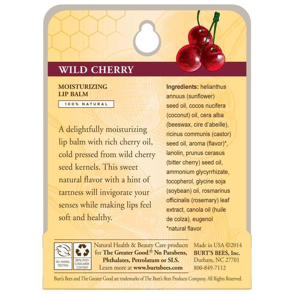 Wild Cherry - Lip Balm - 4.25 G