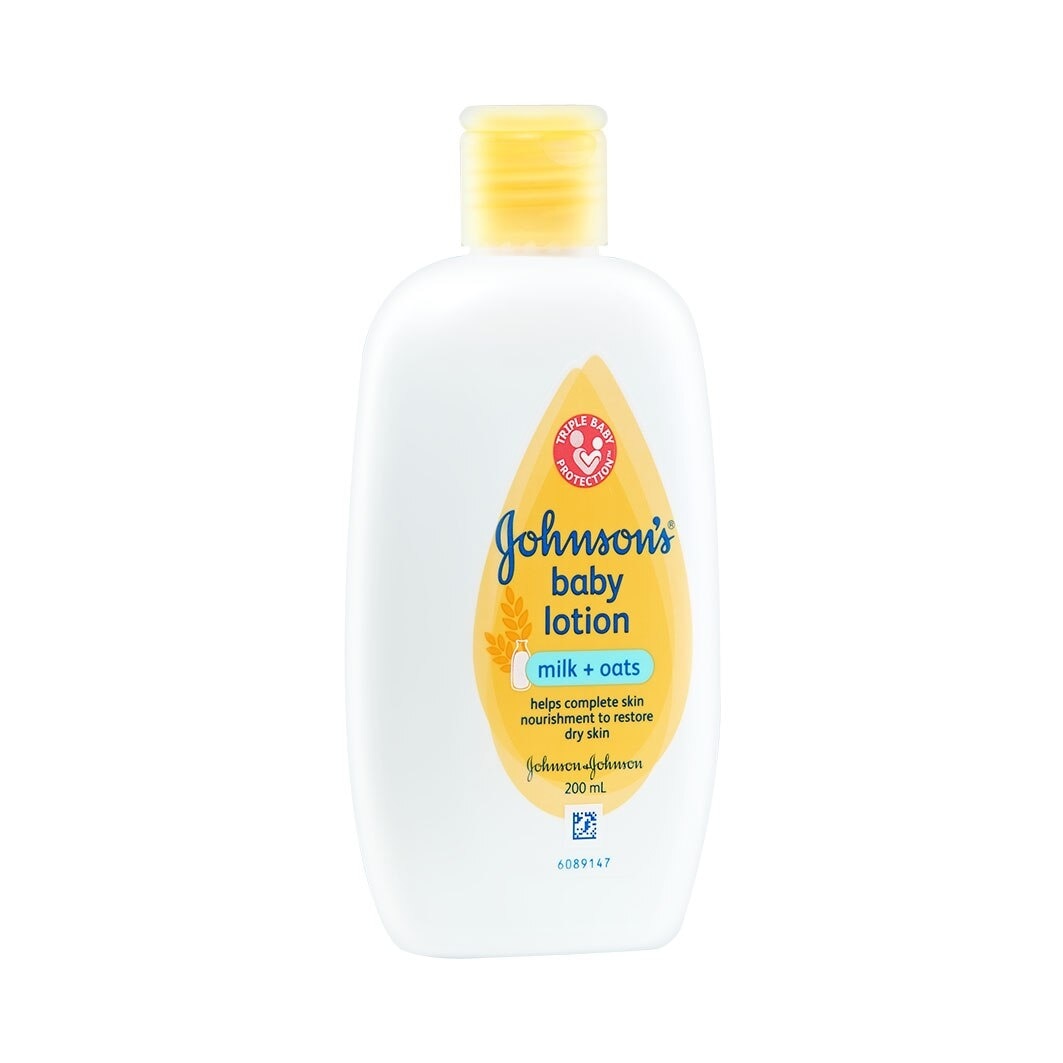 Johnson'S Milk+Oats Baby Lotion 200ml - Baby Essentials, Baby Care, Baby Body Lotion, Milk Lotion