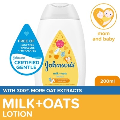 JOHNSONS BABY Johnson'S Milk+Oats Baby Lotion 200ml - Baby Essentials, Baby Care, Baby Body Lotion, Milk Lotion