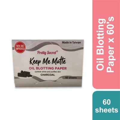 PRETTY SECRET Oil Blottinng Paper Bamboo Charcoal 60sheets