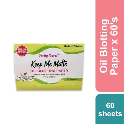 PRETTY SECRET Oil Blotter - Tea Tree 60 sheets