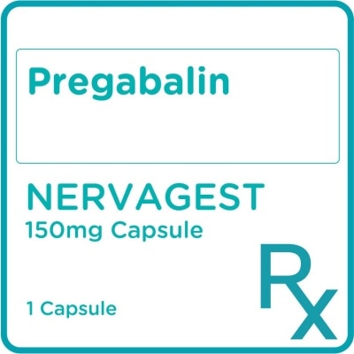 NERVAGEST Pregabalin 150mg 1 Capsule [PRESCRIPTION REQUIRED]