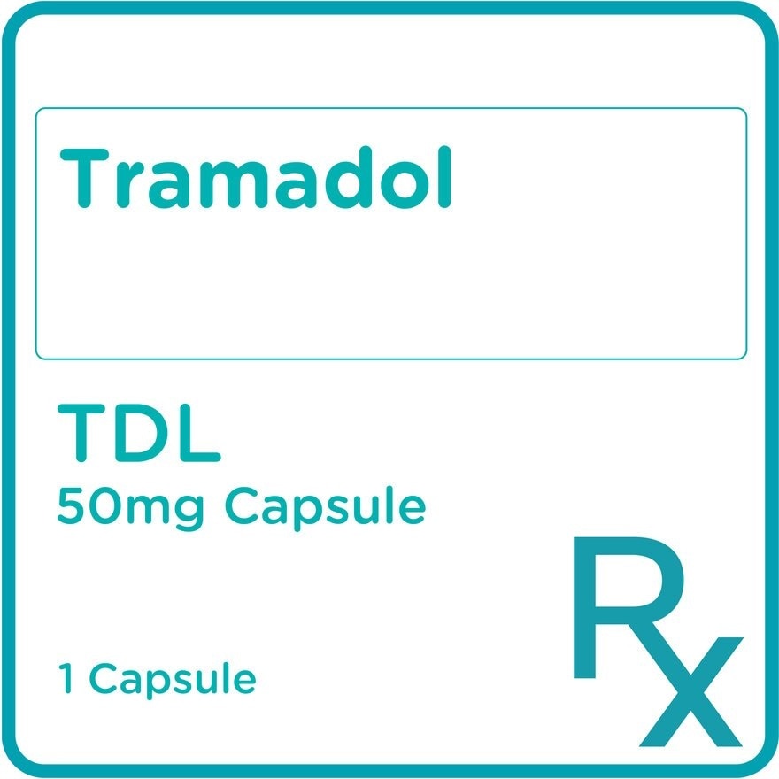 Tramadol 50mg 1 Capsule [Prescription Required]