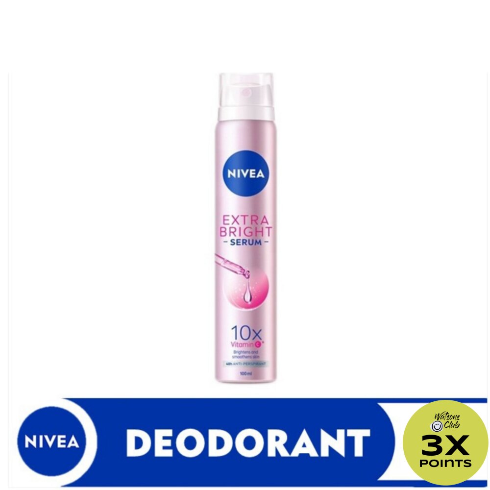 NIVEA Deodorant Extra Brightening Anti-Perspirant Serum Spray 100ml