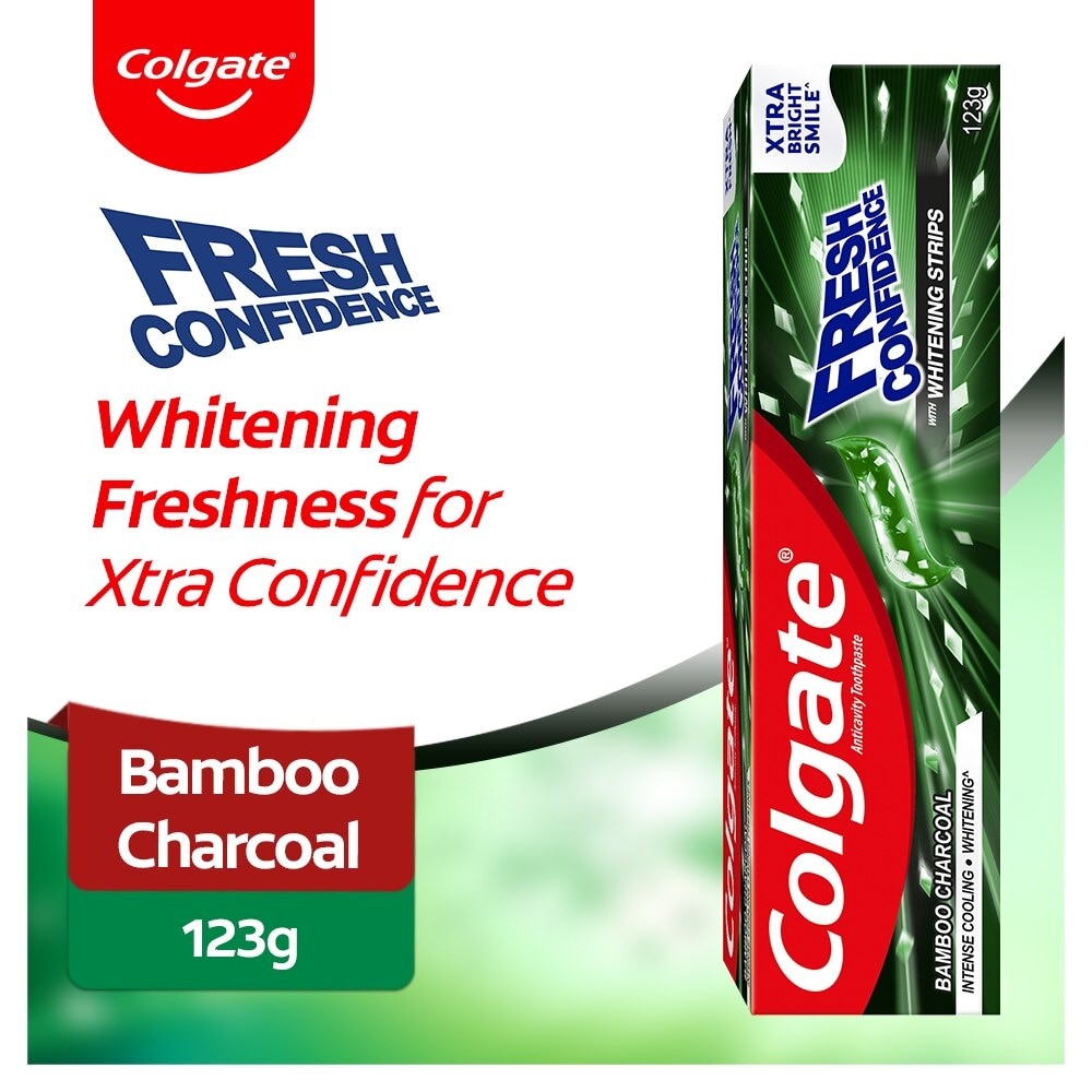 Fresh Confidence Bamboo Charcoal Whitening Toothpaste 90ml