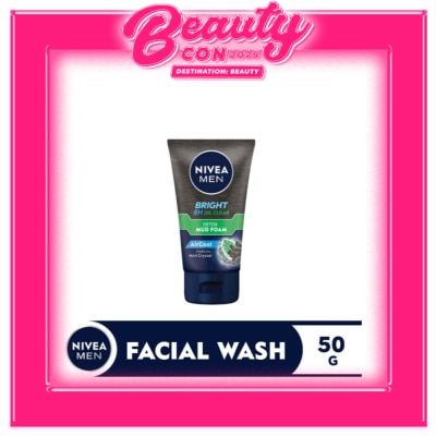 NIVEA NIVEA Men Bright Anti-Oil + Detox Mud Foam 50g