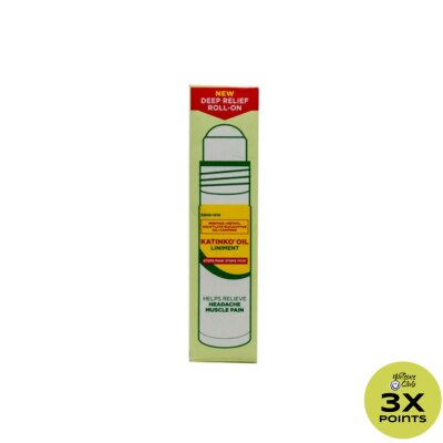 KATINKO Menthol 3mg Methylsalicylate 1.5mg Eucalyptus oil 1.5mg Camphor 1.2mg Roll on 10mL