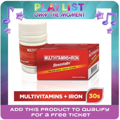 STRESSTABS - Stresstabs Multivitamins + Iron 30 Tablets