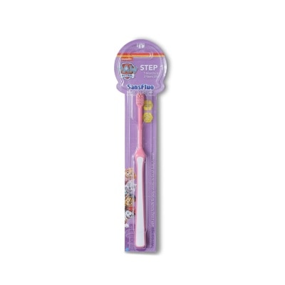 SANSFLUO Baby Toothbrush Step 1 (Pink)